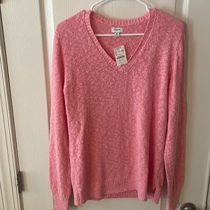 NWT - J Crew Summer Sweater in beautiful PINK
